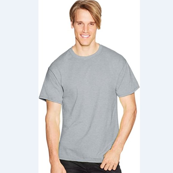 Hanes Shirts Hanes Mens Ecosmart Tshirt Pack Of 4 Light Steel